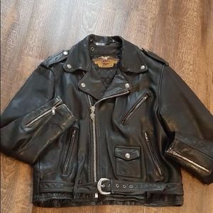 Vintage leather Harley Davidson jacket